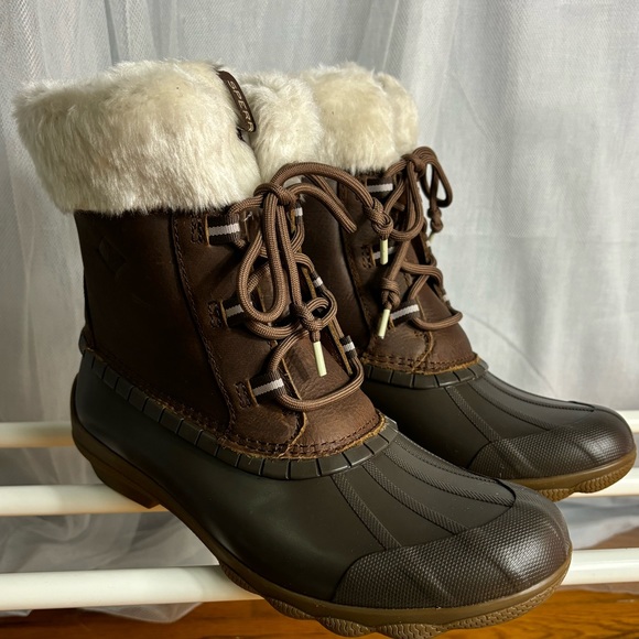 SPERRY WOMEN'S SYREN ALPINE LEATHER BRN (New) - Picture 4 of 7